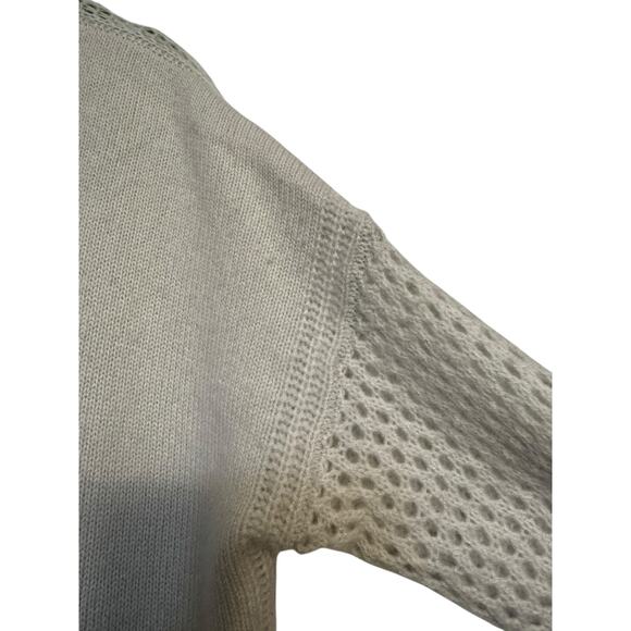 Derek Lam 10  Crosby cashmere oversized loose knit sweater. Off white. Size m - Picture 3 of 8